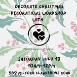 Three Hearts Crafts Workshop - Decorate Christmas Decorations