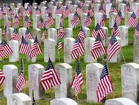 Flag Placement on Veterans Graves