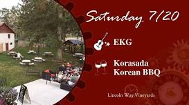 Saturday Tunes & Food with EKG and Korasada Korean BBQ