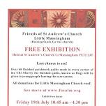 Final project quilt exhibition at Little Massingham Church