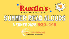 Rustin's Reading Summer Read Aloud Events