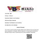 Vacation Bible School (VBS)