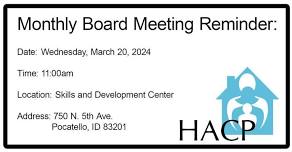 Housing Alliance & Community Partnerships Meeting