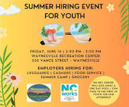 Summer Hiring Event for Youth