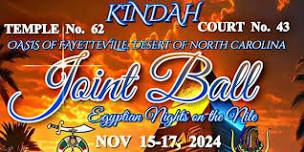 Kindah Temple No. 62 & Kindah Court No. 43 Joint Ball Weekend