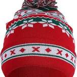 Christmas Hat Winter Hats Red Green Beanie Ski Xmas Pom Pom Beanie Hat Womens Mens for Festival Party New