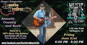 Dustin Treiber - Music on the Patio at Lake View Cafe in Farlington, KS