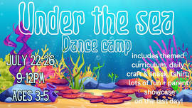 Under The Sea Dance Camp (ages 3-5)