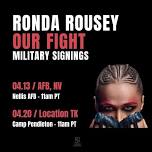 Ronda Rousey OUR FIGHT Book Signing Event