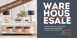 Early Bird Access - CAFE LIGHTING & LIVING Sydney Warehouse Sale