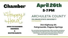 Chamber Business Happy Hour - Archuleta County Extension Fairgrounds