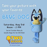 Take your picture with your favorite BLUE DOG!