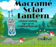 Macramé Solar Lantern