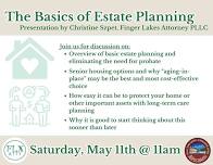 Basics of Estate Planning: Presentation by Christine Szpet, Finger Lakes Attorney PLLC