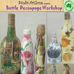 Bottle Decoupage Workshop