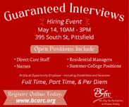 May Hiring Event