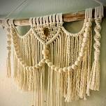 Macrame Wall Hanging on Driftwood