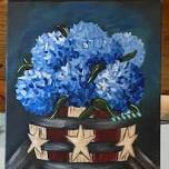 Hydrangeas in a barrel