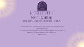 Reiki Level 1 Certification