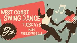 Free West Coast Swing Dance Lesson in The Electric Belle!