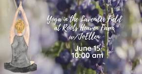 Yoga in the Lavender Field