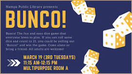 Bunco! at the library