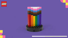 Make a LEGO Progress Pride Flag