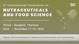 4th International Conference on Nutraceuticals and Food Science