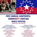 Juneteenth CommUNITY Heritage Music Festival