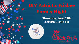 DIY Patriotic Frisbee Family Night