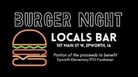 Epworth Elementary PTO Burger Night