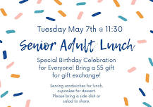 Young at Heart- Senior Adult Luncheon Celebration