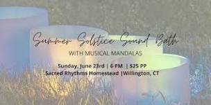 Solstice Sound Bath at Sacred Rhythms Homestead