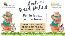 Book Speed Dating at Marion Carnegie Library