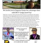 Janet Foy Dressage Clinic