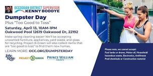 Dumpster Day: With Glass Recycling & Too Good to Toss