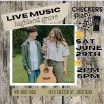 Live Music with Highland Grove at Checkers Pizza & Pints