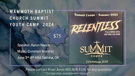 Summit Youth Camp 2024