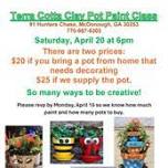 Terra Cotta Clay Pot Paint Class