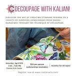 Decoupage with Kalian!