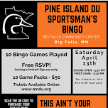 Pine Island DU Sportsman's Bingo