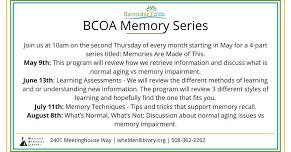 BCOA Memory Series