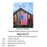 Paint with Night Owl-T  at Buddy Boy Winery and Restaurant