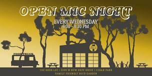 Open Mic Wednesdays at The Good Lot