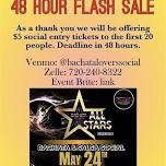 48 Hour Flash Sale Bachata Lovers Social: All Stars Edition