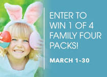 Enter to Win a Family Four Pack!