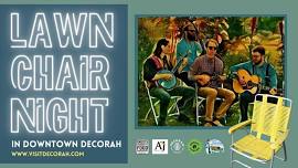 Lawn Chair Night in Downtown Decorah: Flash in a Pan