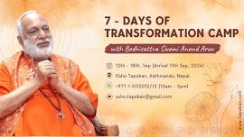 7 days Transformation Camp With Swami Anand Arun (September 2024)