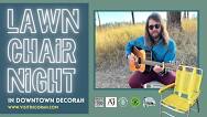 Lawn Chair Night in Downtown Decorah: Luke Callen