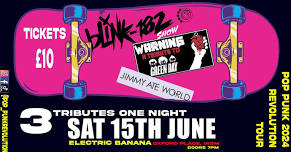 THE BLINK 182 SHOW- WARNING (tribute to Green day) - JIMMY ATE WORLD - 3 TRIBUTES ONE NIGHT - WSM